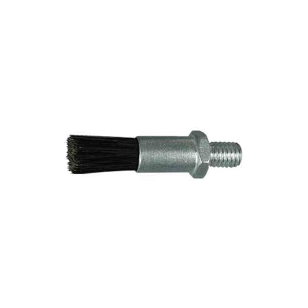 1" D Body, Goat Hair Fill, .125" Orifice, Male Thread, Flow Thru Brush